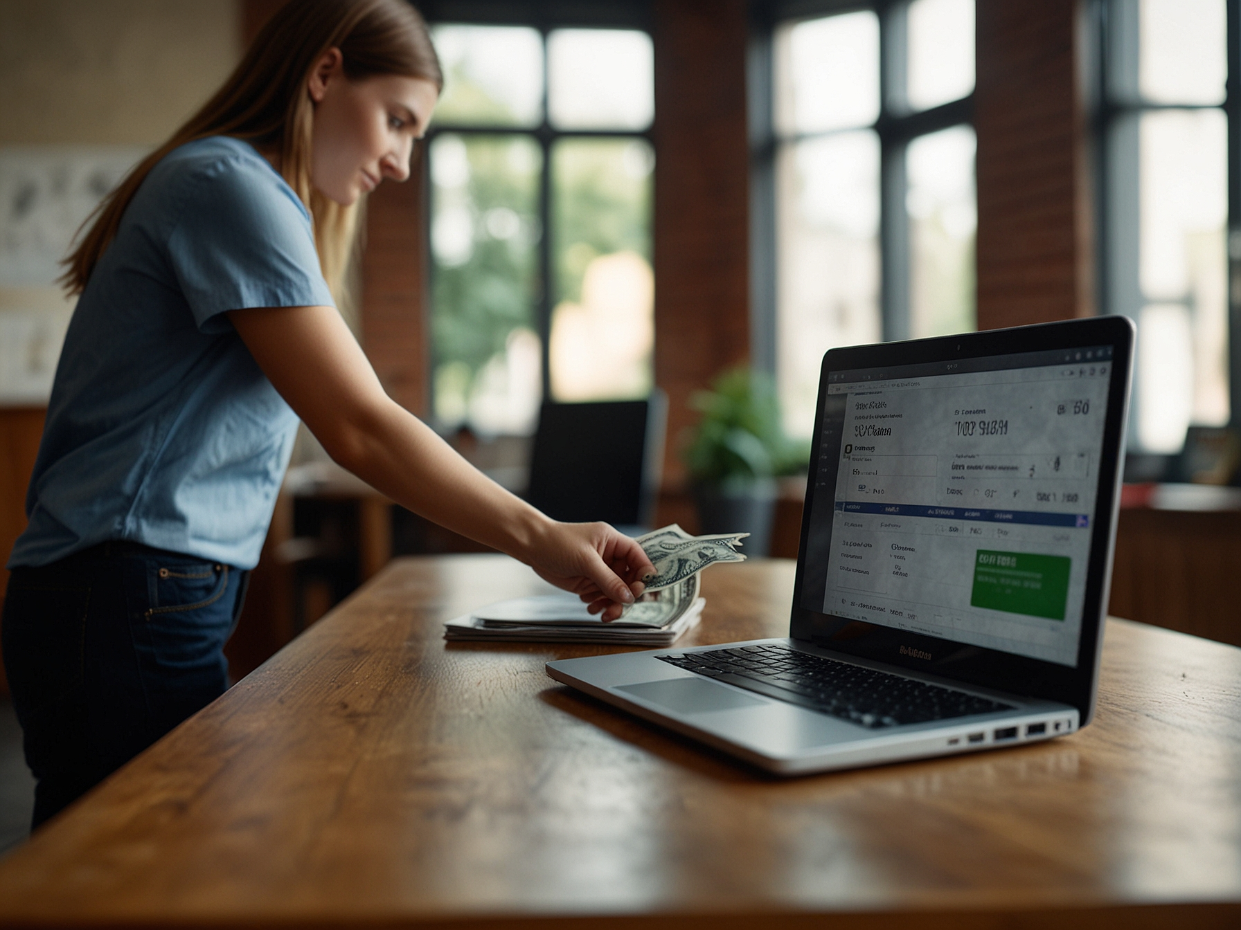 Proceso de retiro de fondos en cajero o transferencia